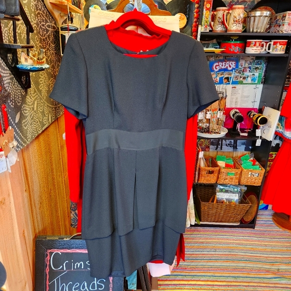 🎼🎙️Vintage 80s Yves Cossette Depeche Mode Dress🎹🎧 - Picture 4 of 4